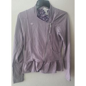 Miken side zip jacket Color purple